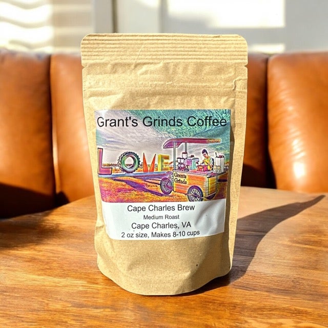 Imported Coffee Beans Locally Roasted by Eastern Shore Coastal